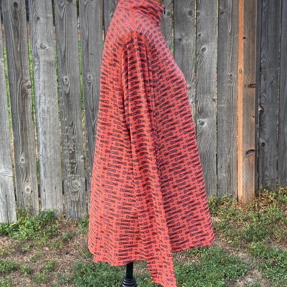 Kerrits Summer Ice Fil Pink Snaffle Bit Pullover 1/4 Zip Long Sleeve Shirt 2X - Picture 4 of 8